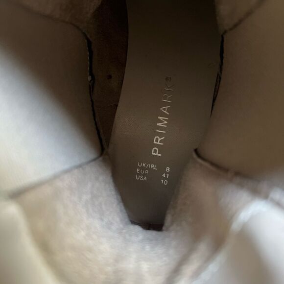 Beige platform boots - Picture 2 of 4